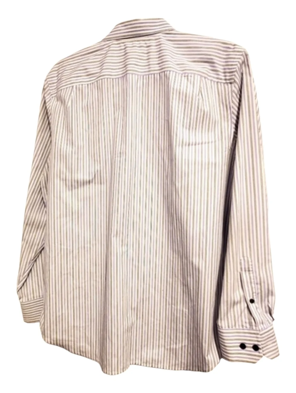 Banana Republic Slim Fit Non Iron Dress Shirt Men’s Large Striped Long Sleeve